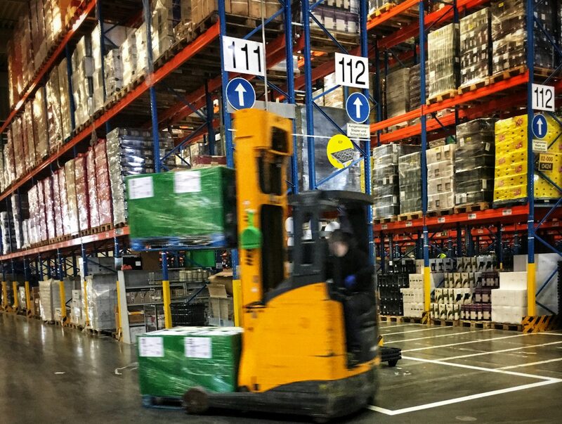 Manufacturing warehouse scanning activity